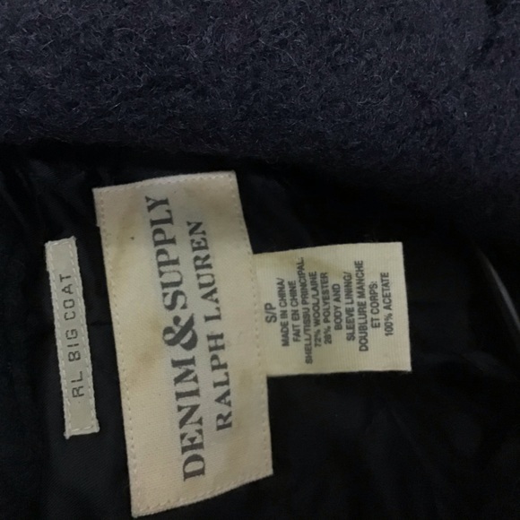 NEW POLO RALPH LAUREN Polo Wool Pea Coat RARE - Picture 13 of 16